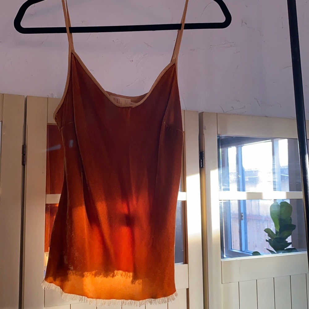 Nation amber/auburn delicate camisole.